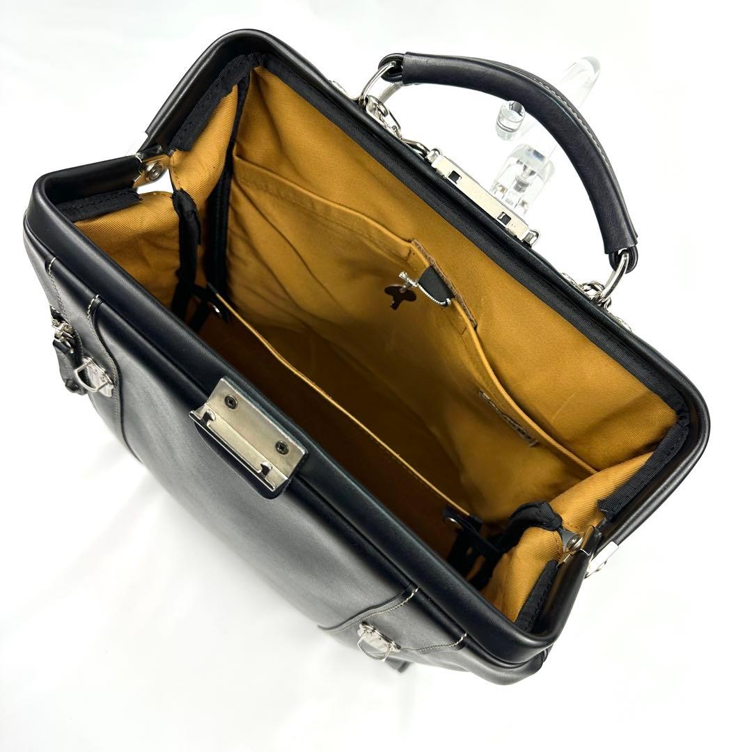 【極美品】豊岡鞄 木和田 2WAY リュックダレスバッ グビジネス 通勤黒A4