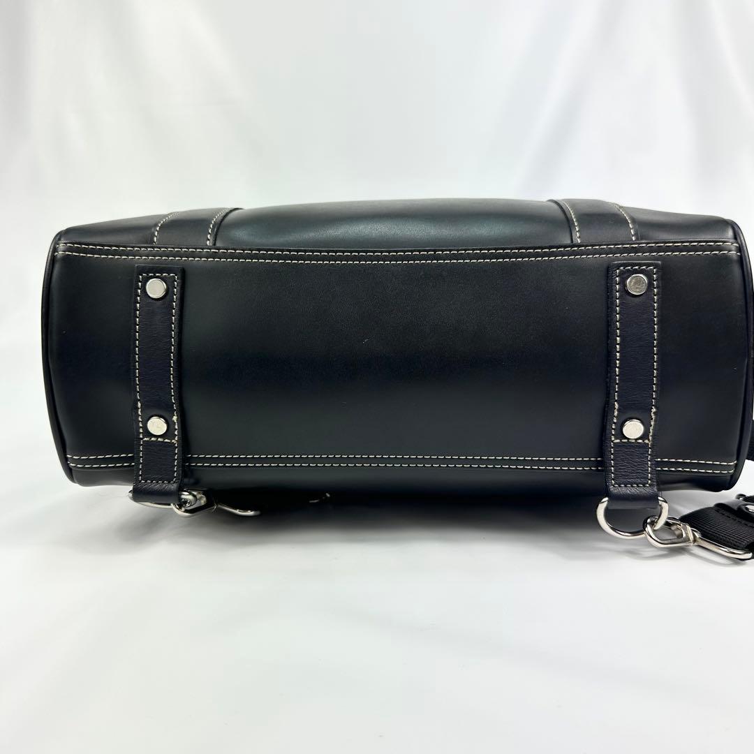 【極美品】豊岡鞄 木和田 2WAY リュックダレスバッ グビジネス 通勤黒A4