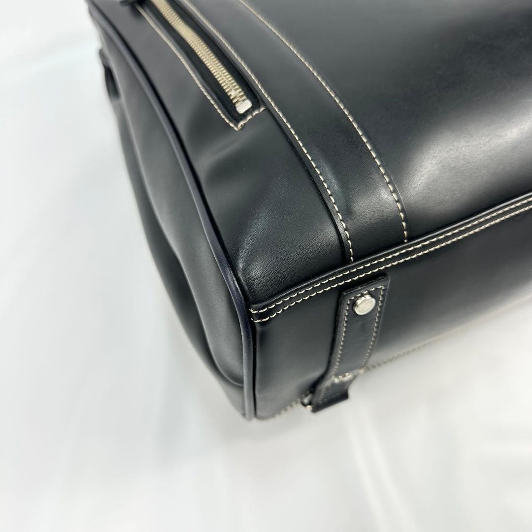 【極美品】豊岡鞄 木和田 2WAY リュックダレスバッ グビジネス 通勤黒A4