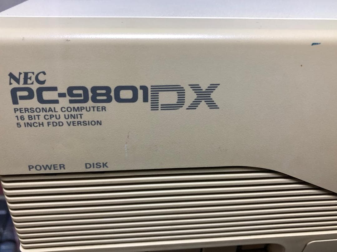NEC用　PC-9801DX　5インチFD2基　正常起動、FD初期化ＯK、