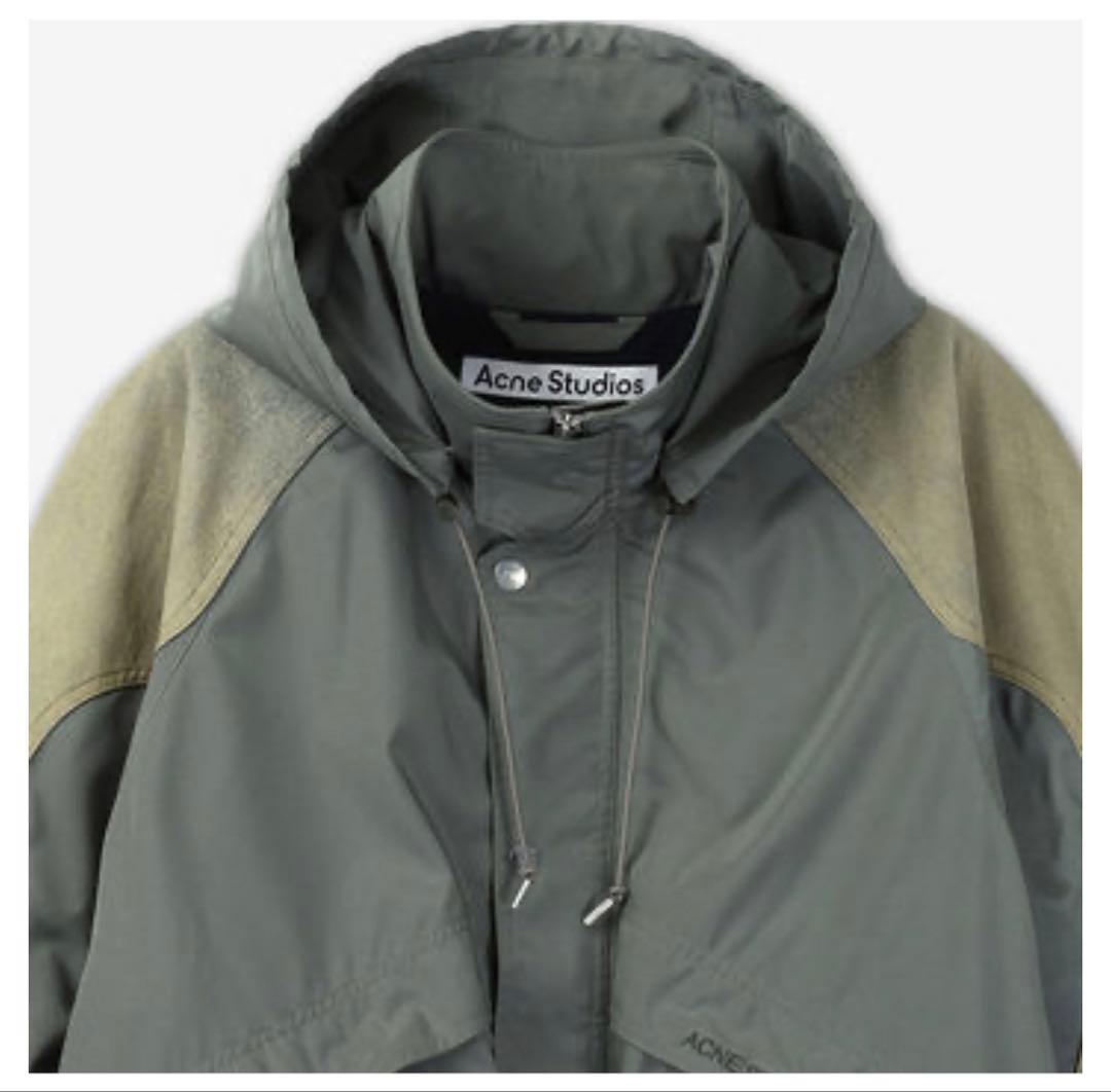 Acne Studios フード付きナイロンジャケット ボンバージャケット