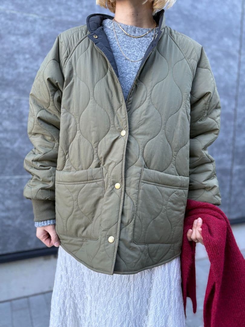 新品♪B.C STOCK ウォッシャブル / キルティングリバーシブルブルゾン