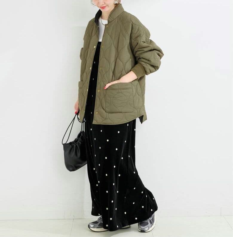 新品♪B.C STOCK ウォッシャブル / キルティングリバーシブルブルゾン