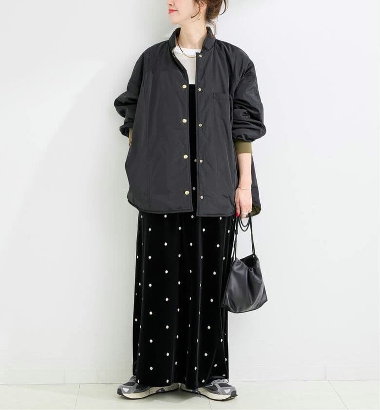 新品♪B.C STOCK ウォッシャブル / キルティングリバーシブルブルゾン