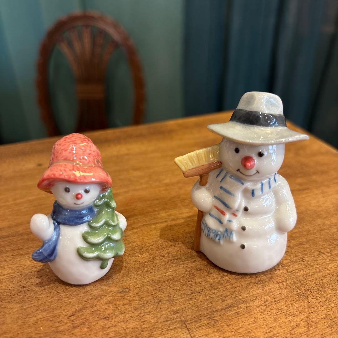 ロイヤルコペンハーゲン　フィギュリン　スノーマン　2体
