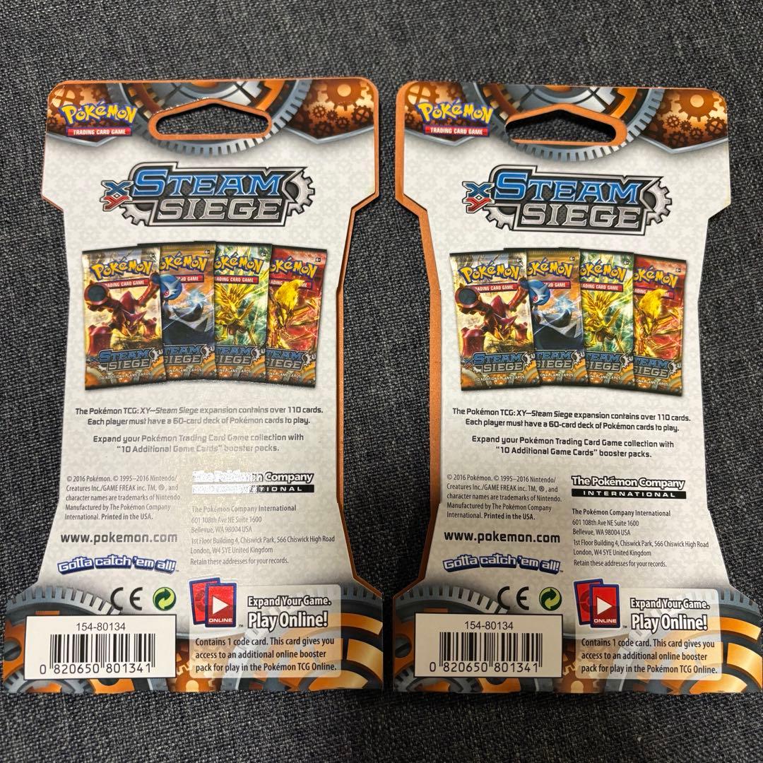 ポケモンカードゲーム スチームシージ パック 2パック　STEAM SIEGE