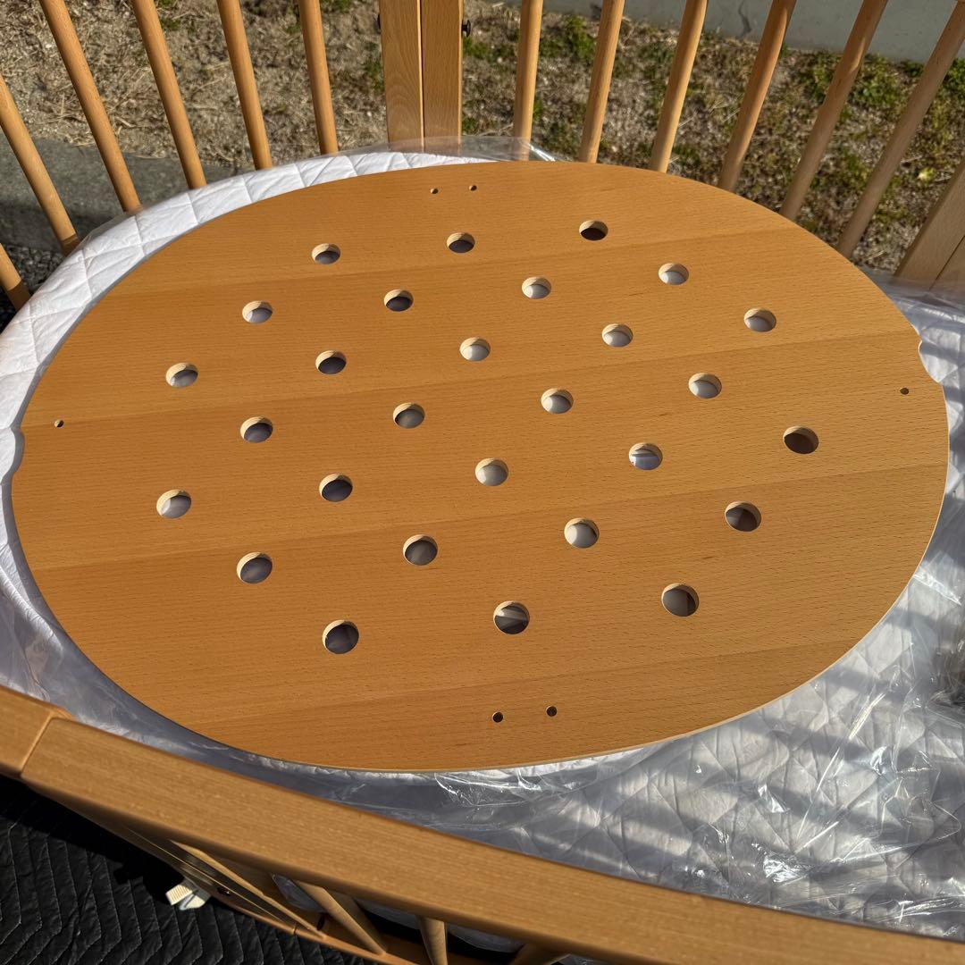 ① ストッケ スリーピー ベビーベッド 木製 ナチュラル V2