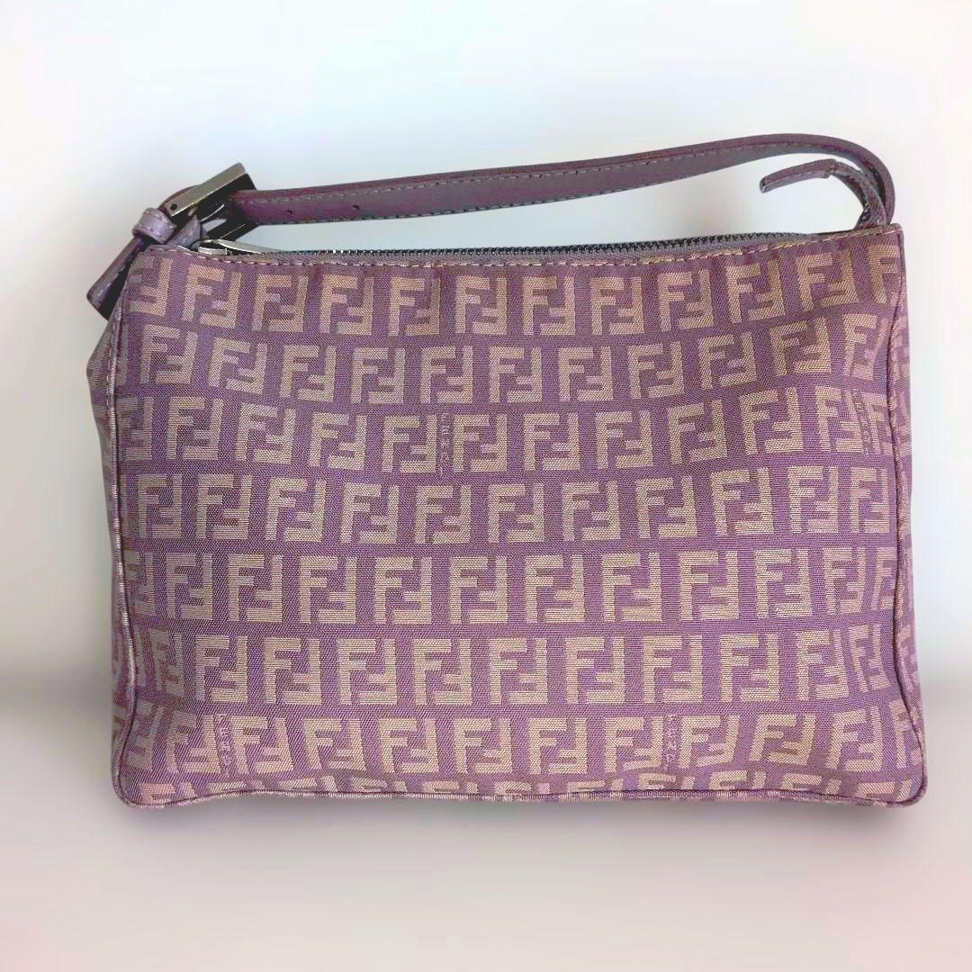 Fendi ズッキーノ ミニハンドバッグ ラベンダー8N0005フェンディ