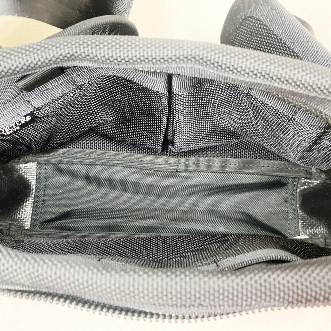 めーぢん【美品】PORTER HEAT ウエストバッグ ブラック