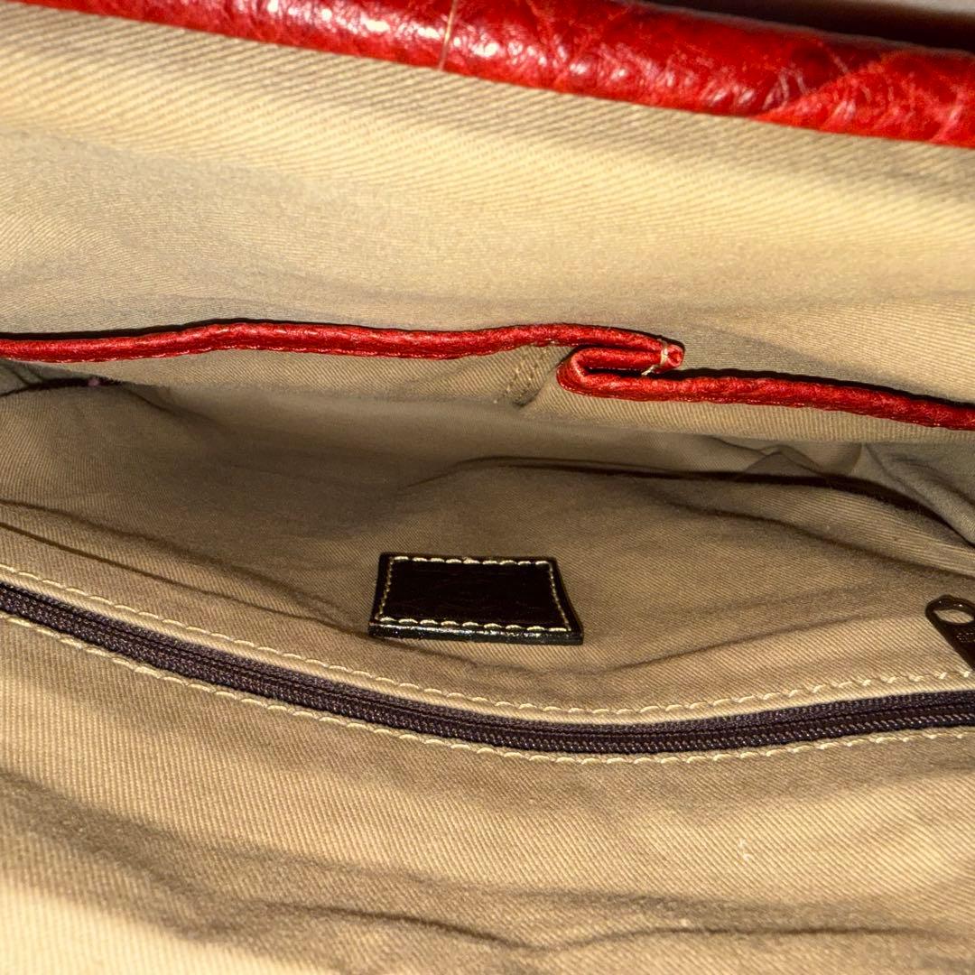 BROOM ブルーム がま口 ショルダーバッグ 大玉 革