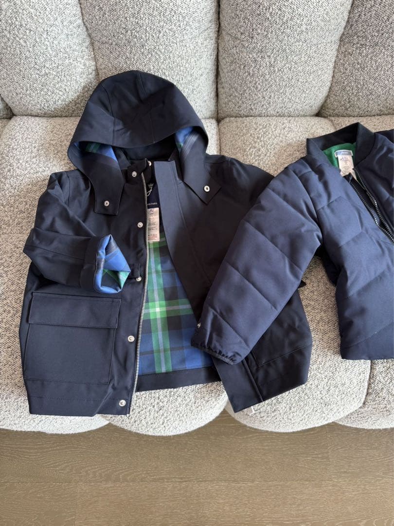 新品タグ付け　Jacadi 25秋冬新作 ジャカディ3wayウィンドブレーカー