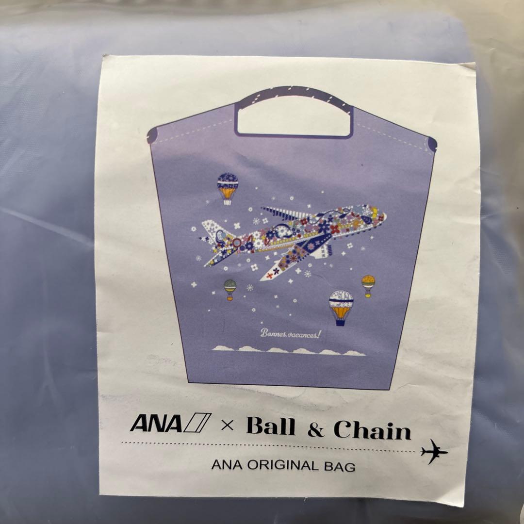 【ANA 国際線限定】ボールアンドチェーン　エコバッグ　Mサイズ