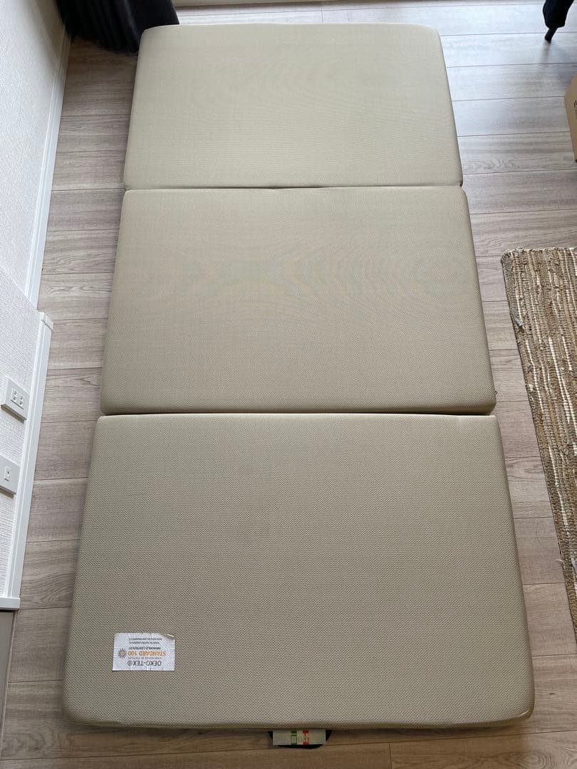 マニフレックス マットレス メッシュ ウィング シングル 三つ折り ミッドグレー