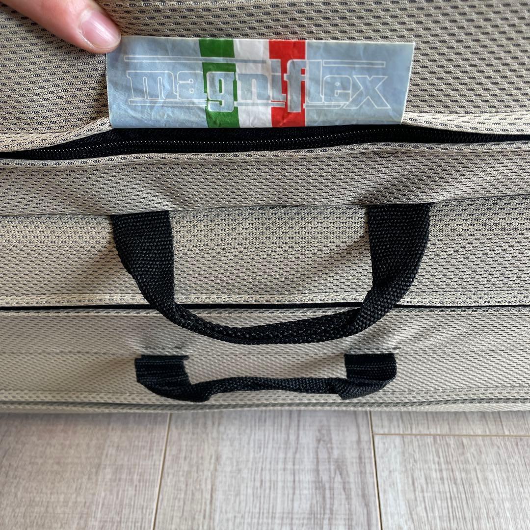 マニフレックス マットレス メッシュ ウィング シングル 三つ折り ミッドグレー