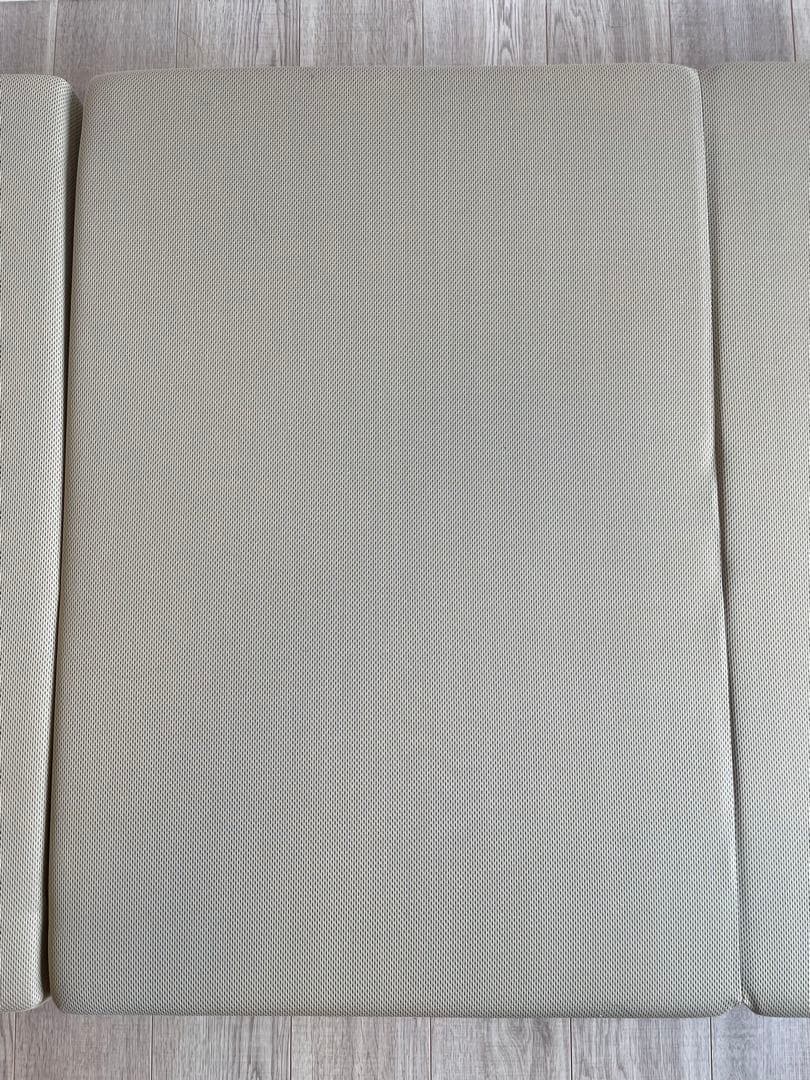 マニフレックス マットレス メッシュ ウィング シングル 三つ折り ミッドグレー