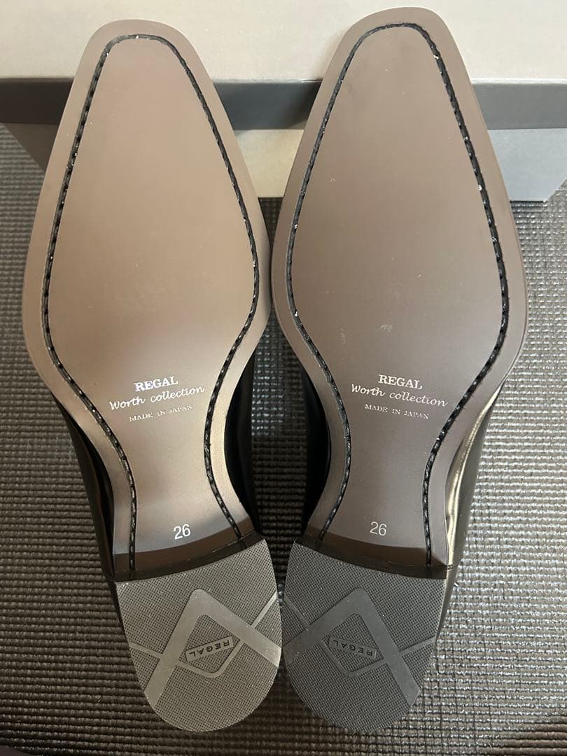 新品 REGAL リーガル 911R ストレートチップ ブラック26cm 革靴