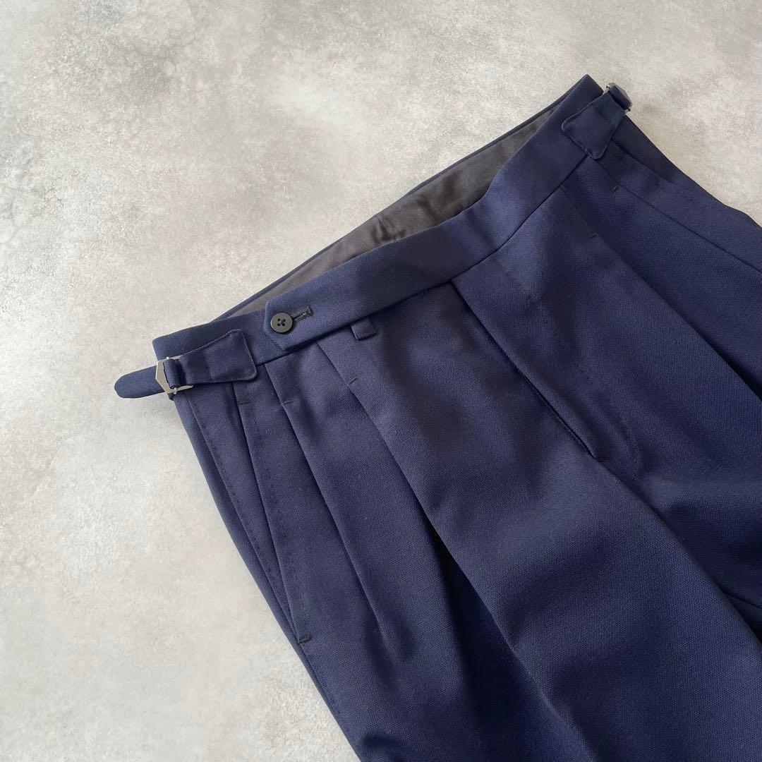 未使用 igarashi trousers スラックス カノニコ ネイビー 46
