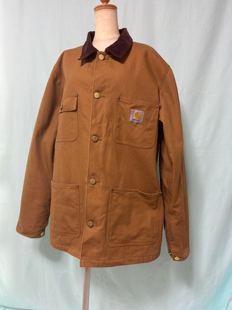 Carhartt Michigan Chore Coat L カーハートブラウン