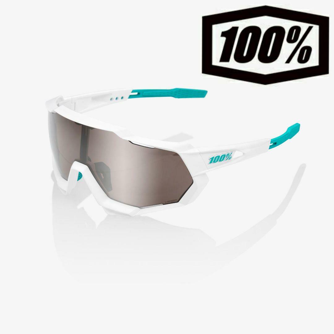 100% SPEEDTRAP Bora ホワイト ワンハンドレッド サングラス