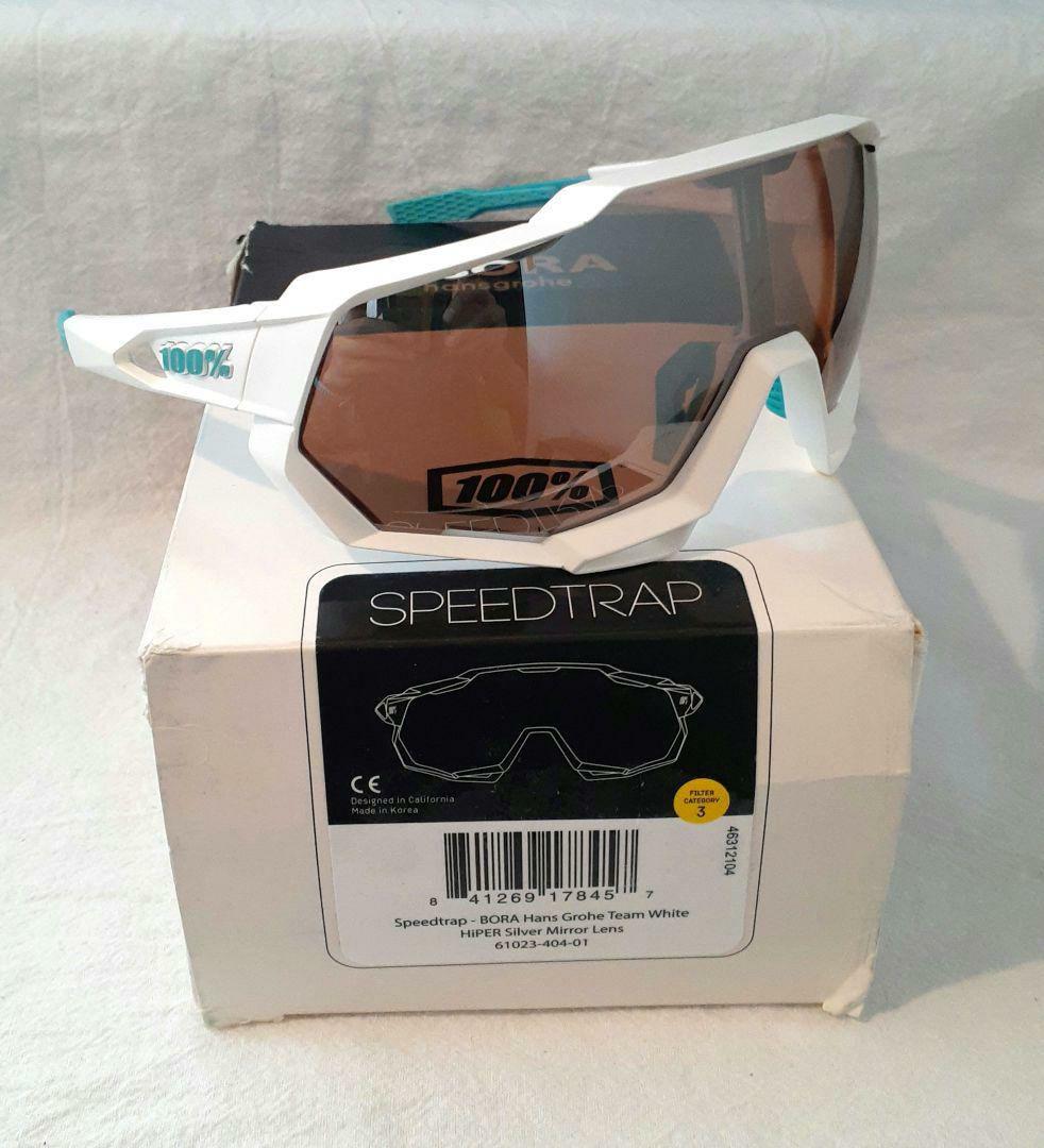 100% SPEEDTRAP Bora ホワイト ワンハンドレッド サングラス