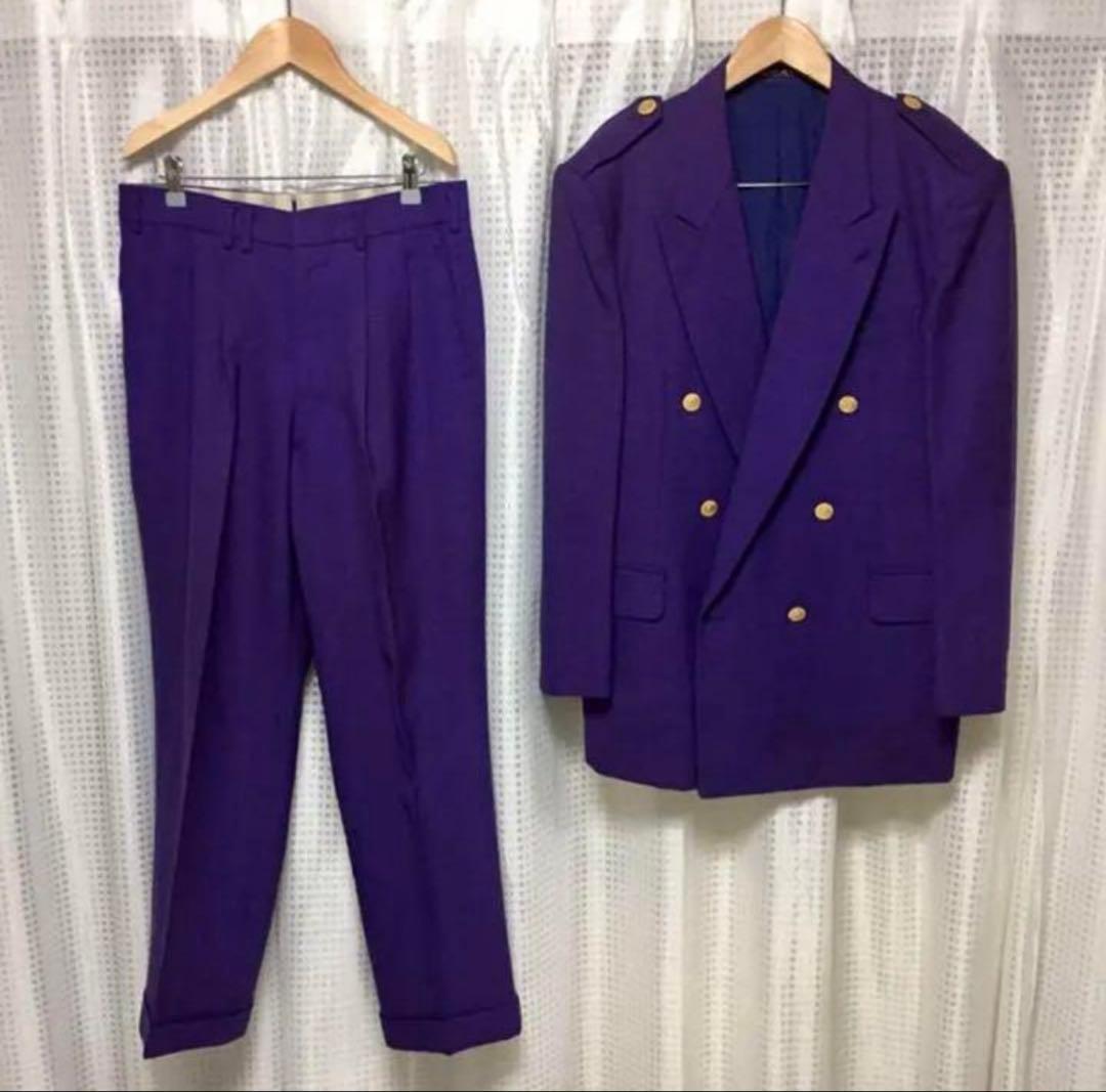 テーラードジャケット セットアップスーツ 80s ヴィンテージ 古着