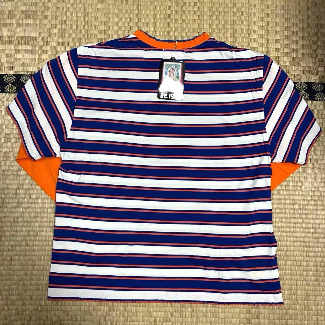 ボーダードッキングロンT RE.タグ付き 仲里依紗