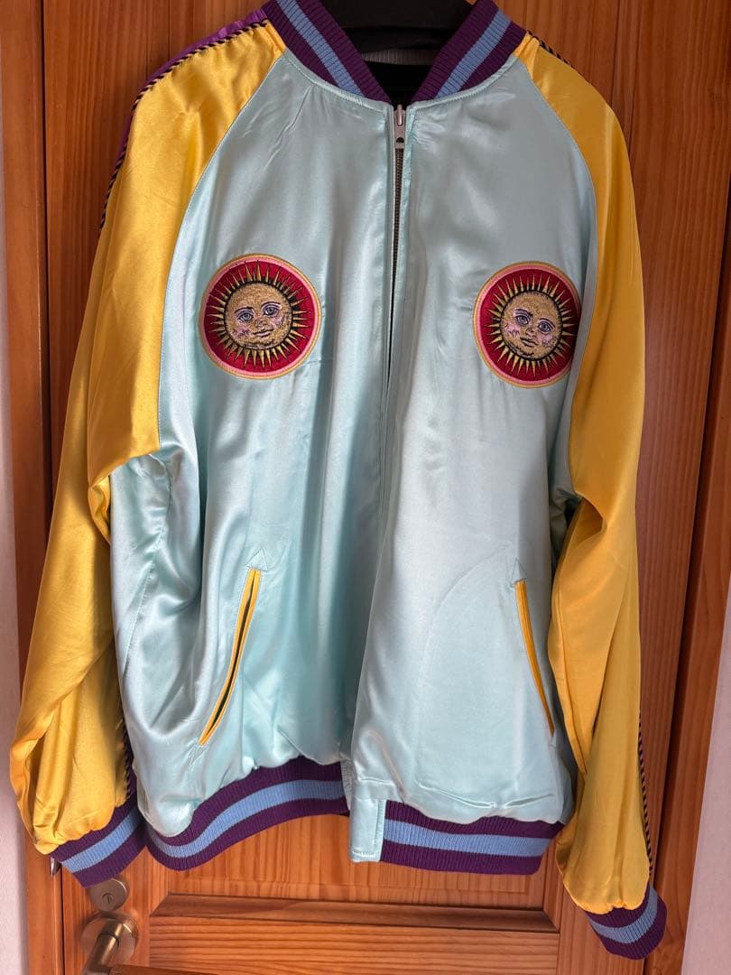 ヒグチユウコ スカジャン　月と太陽(リバーシブル)