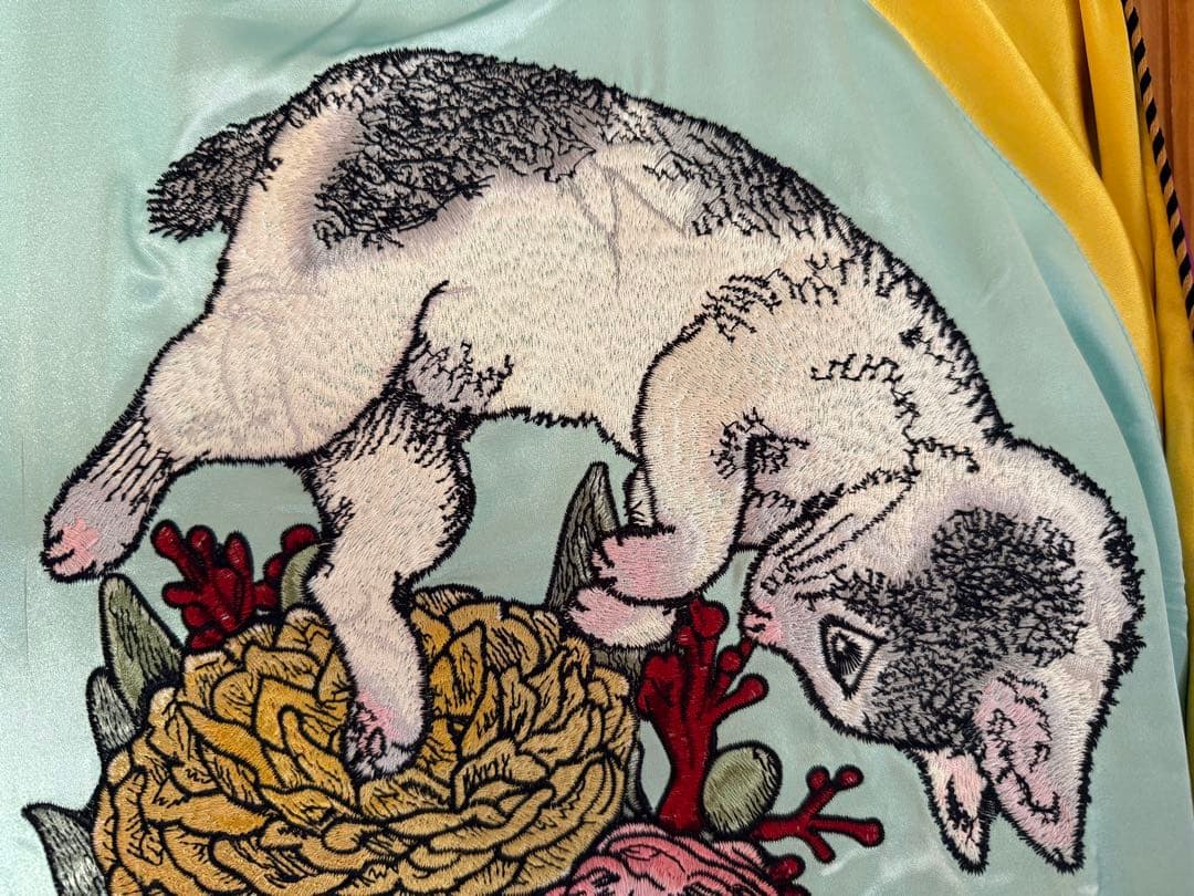 ヒグチユウコ スカジャン　月と太陽(リバーシブル)