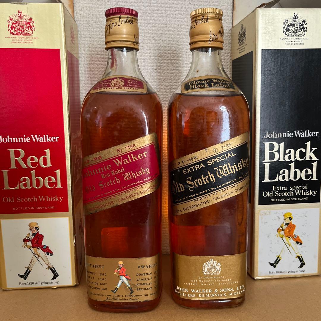 ジョニーウォーカー　ブラック　レッド　古酒　760