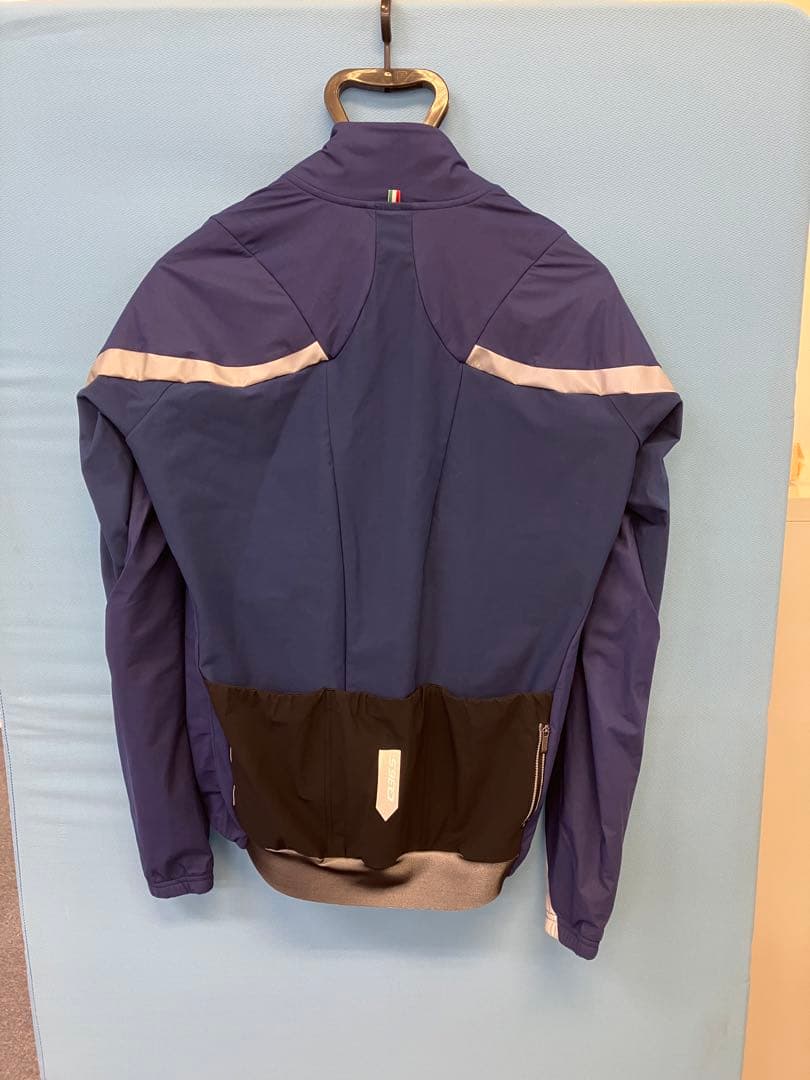 Q36.5 ダブル防風　サイクル　ジャケット　M ネイビー