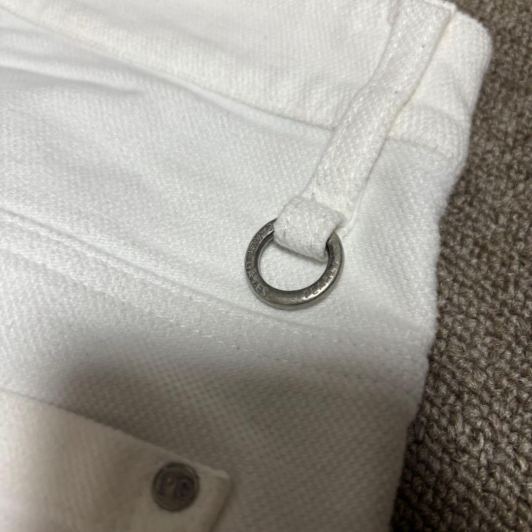 パーリーゲイツ　PEARLY GATES ゴルフパンツ　蓄熱裏起毛　ホワイト