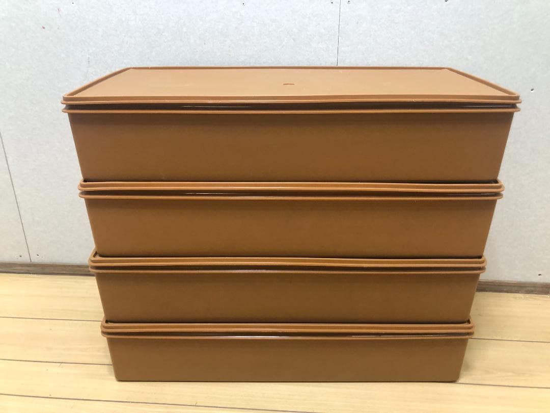 TUPPERWARE タッパーウェア　スーパーケース　ブラウン　75027-2-