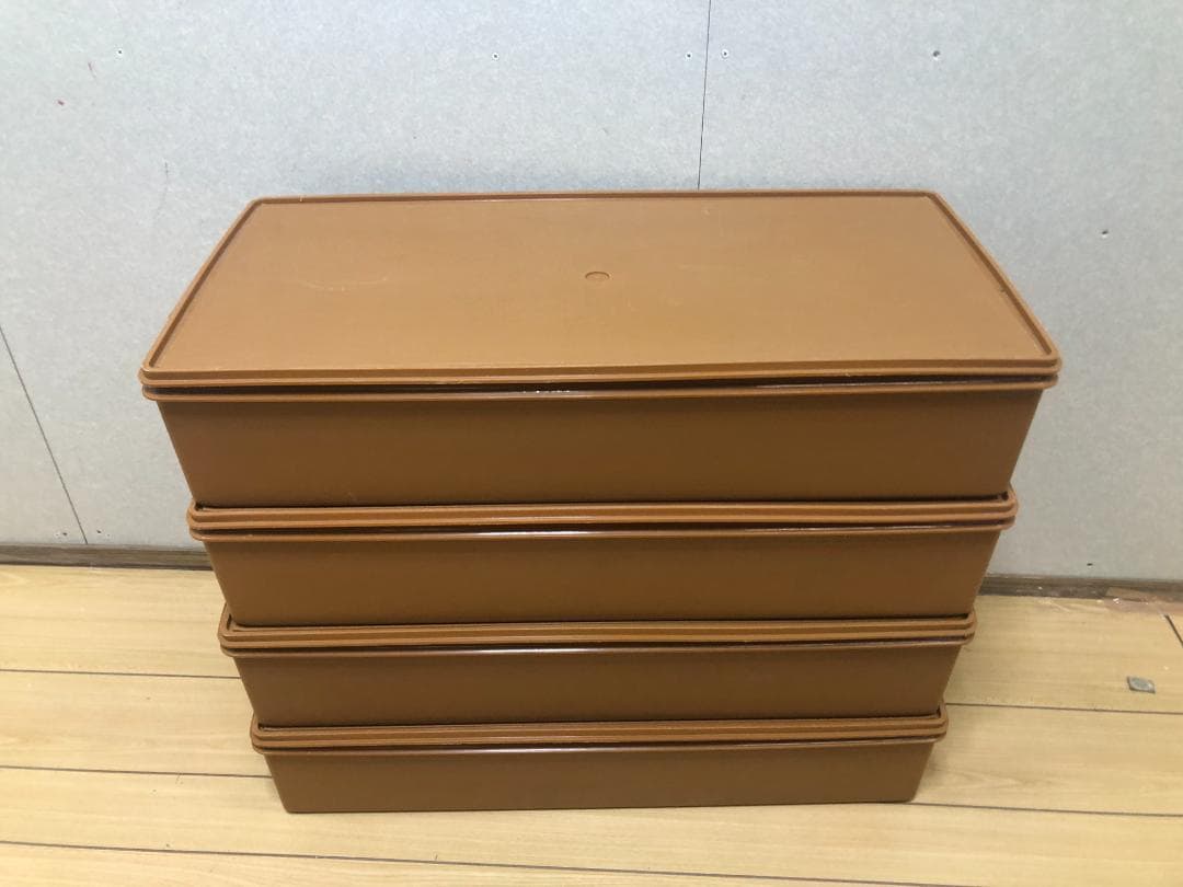 TUPPERWARE タッパーウェア　スーパーケース　ブラウン　75027-2-