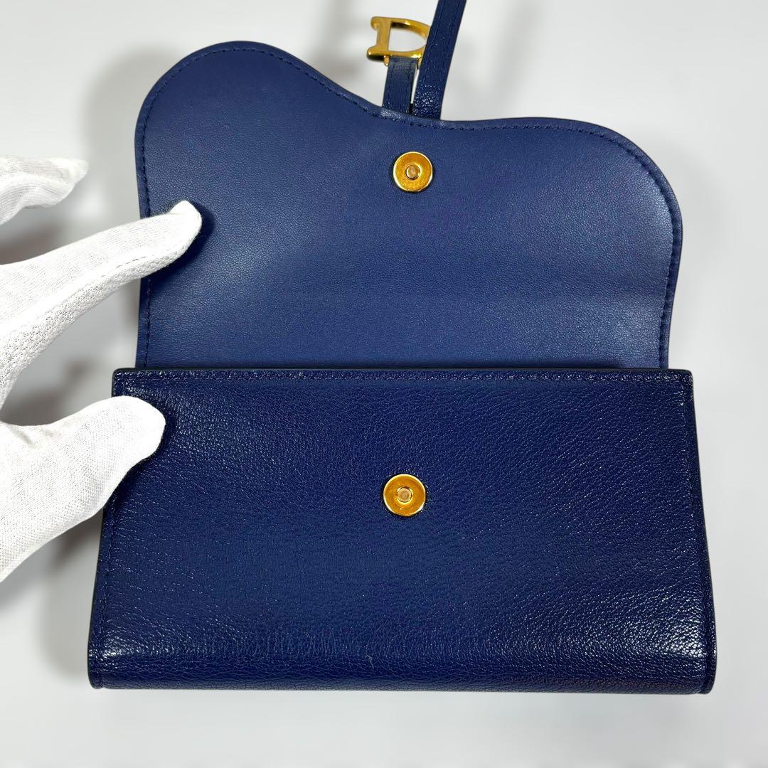 Christian Dior サドル 長財布 鑑定済 正規品