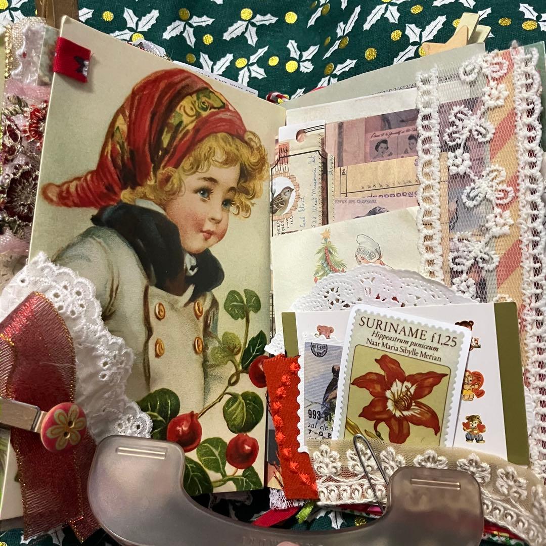 ジャンクジャーナル雑記帳 クリスマス トマトガール 妖精 ヴィクトリア