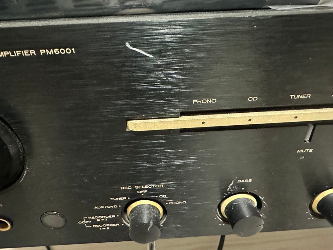 marantz PM6001 プリメインアンプ リモコン付き