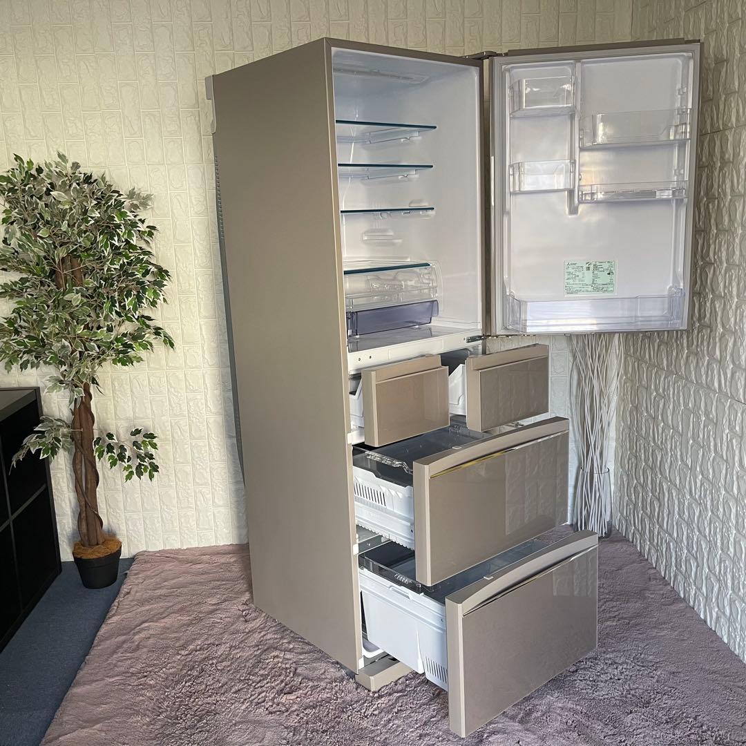都内23区配送無料✨三菱　冷蔵庫　MR-B46H-C 5ドア　ファミリー　美品