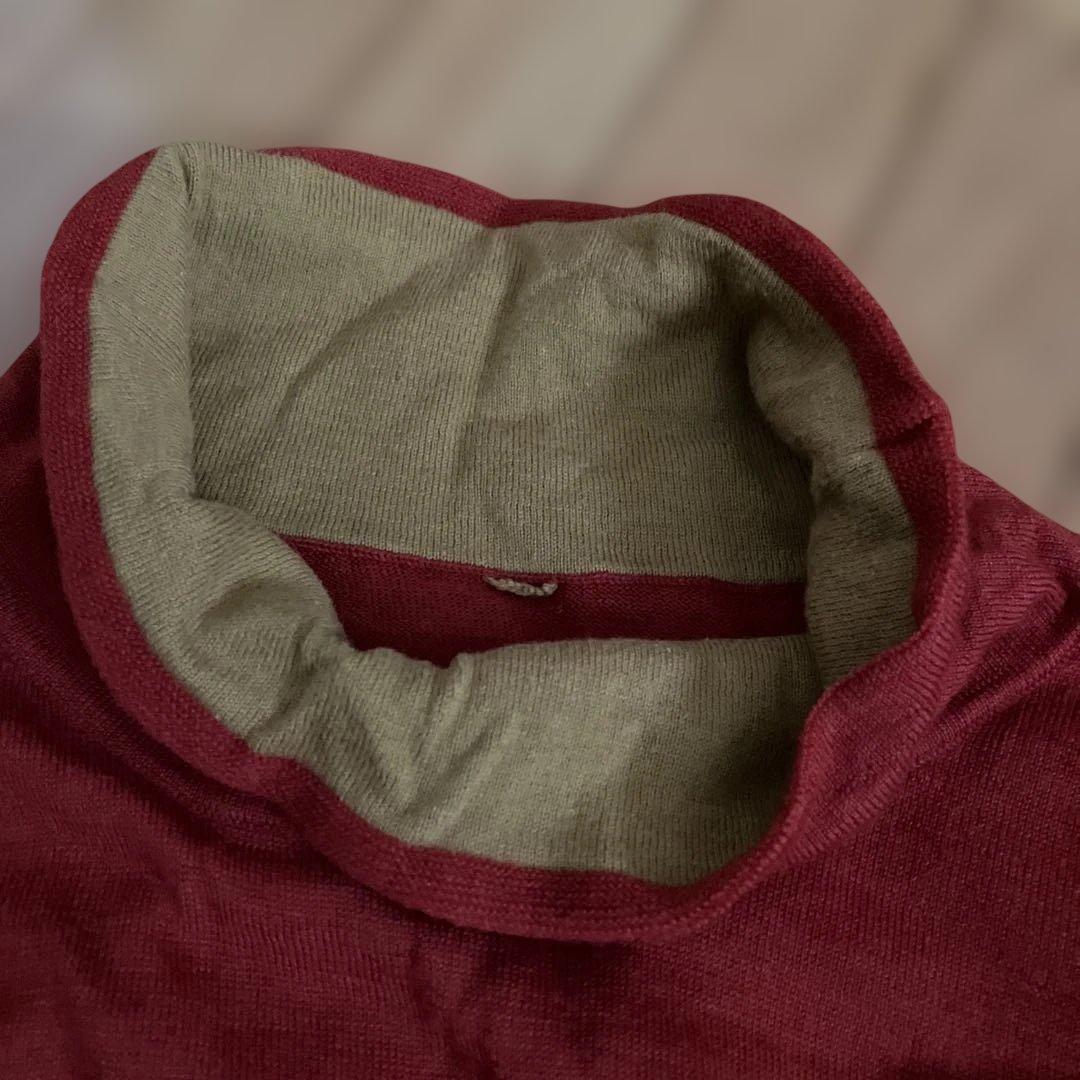 パラスパレス　woolタートル長袖トップス