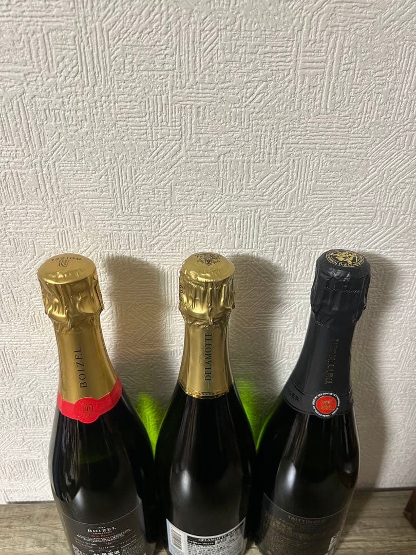 シャンパン 3本セット ボワゼル ドゥラモット テタンジェ