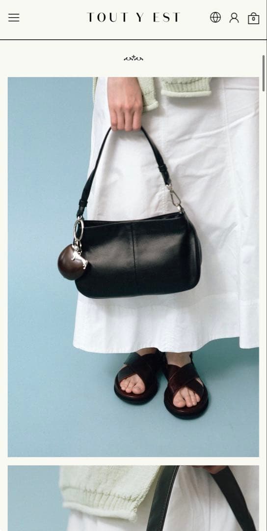 ❤︎TOUTYEST 美品！トゥティエ　ナセルミニバッグ　本革　1点のみ