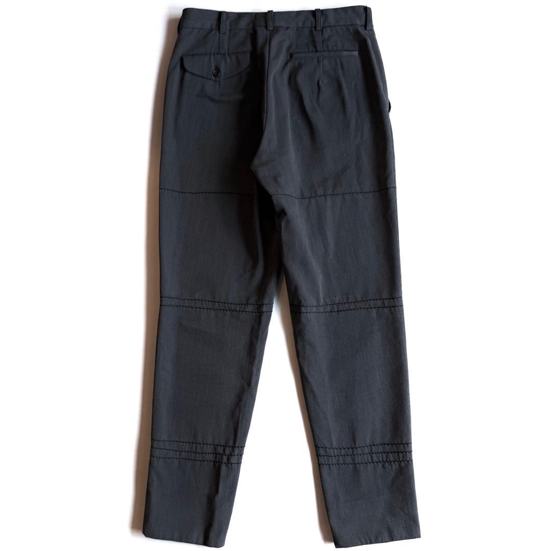 《99aw》 コムデギャルソン オムプリュス ステッチ スラックス パンツ M