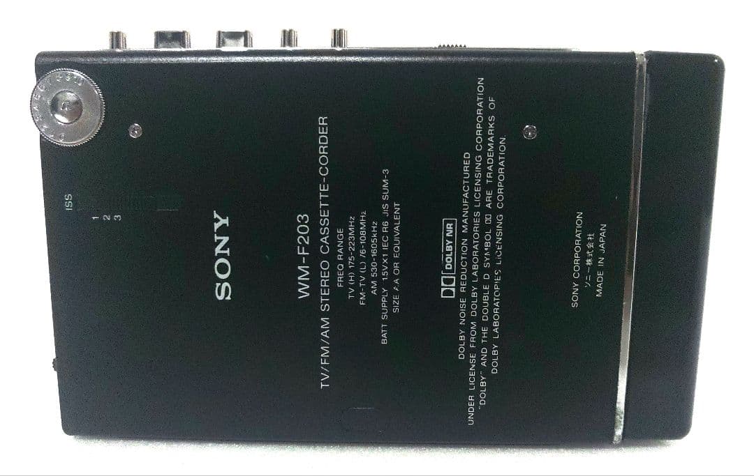 外観良品 SONY WM-F203 ウォークマン カセットレコーダー