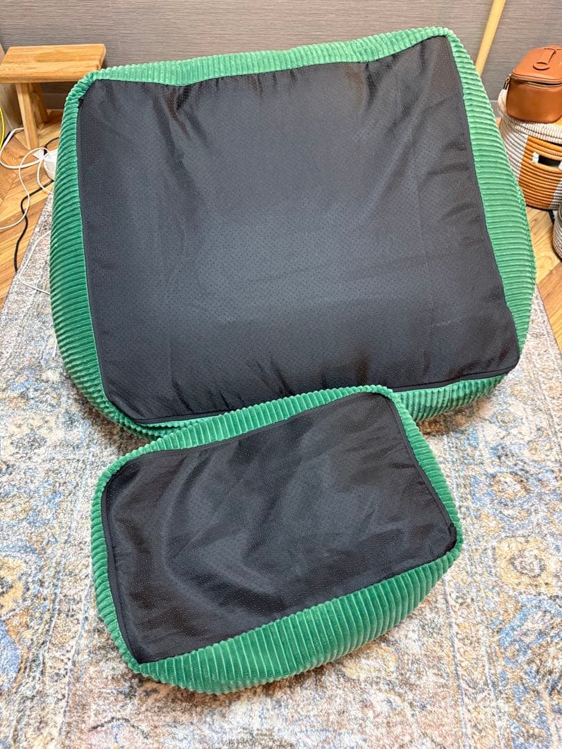 LOOSY ビーズソファ＋オットマン 美品