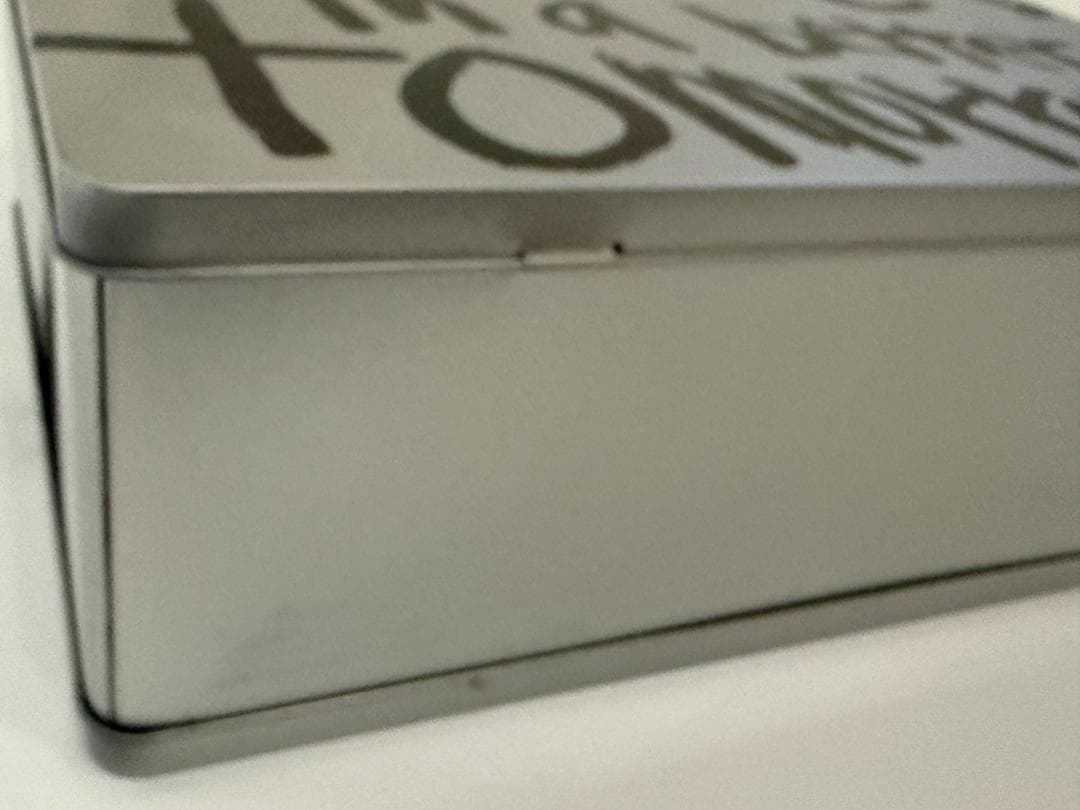 コムデギャルソン 青山限定 希少 メッセージ トランク　大 ブリキ