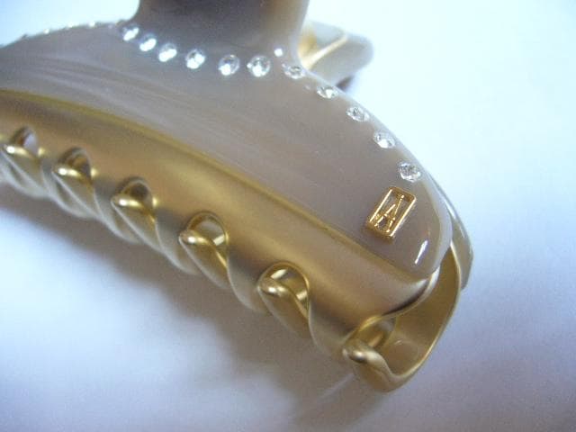 ☆新品☆アレクサンドルドゥパリ●希少✨限定色✨クリスタル付きヘアクリップ/M