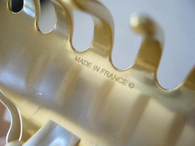 ☆新品☆アレクサンドルドゥパリ●希少✨限定色✨クリスタル付きヘアクリップ/M