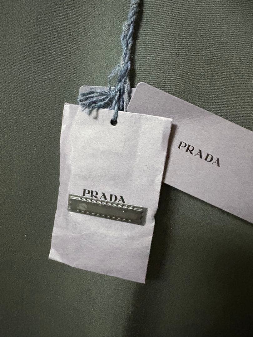 【おさき】PRADA（プラダ）ウールギャバジンパンツ・トライアングルロゴ