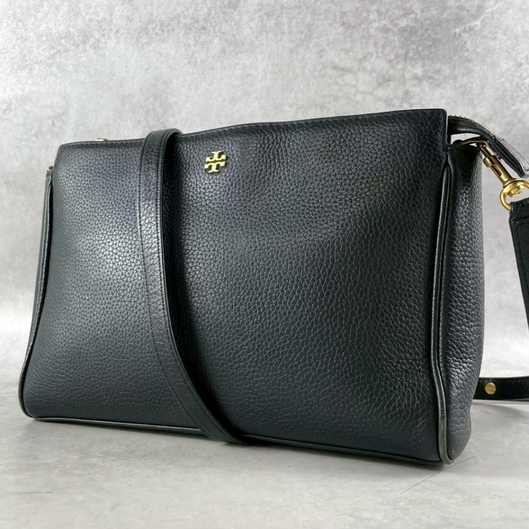 ⭐︎トリーバーチ TORY BURCH ショルダーバッグ 黒 レザー