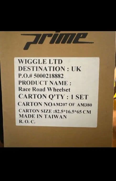 Y*K様 prime Race Road Wheelset 1セット