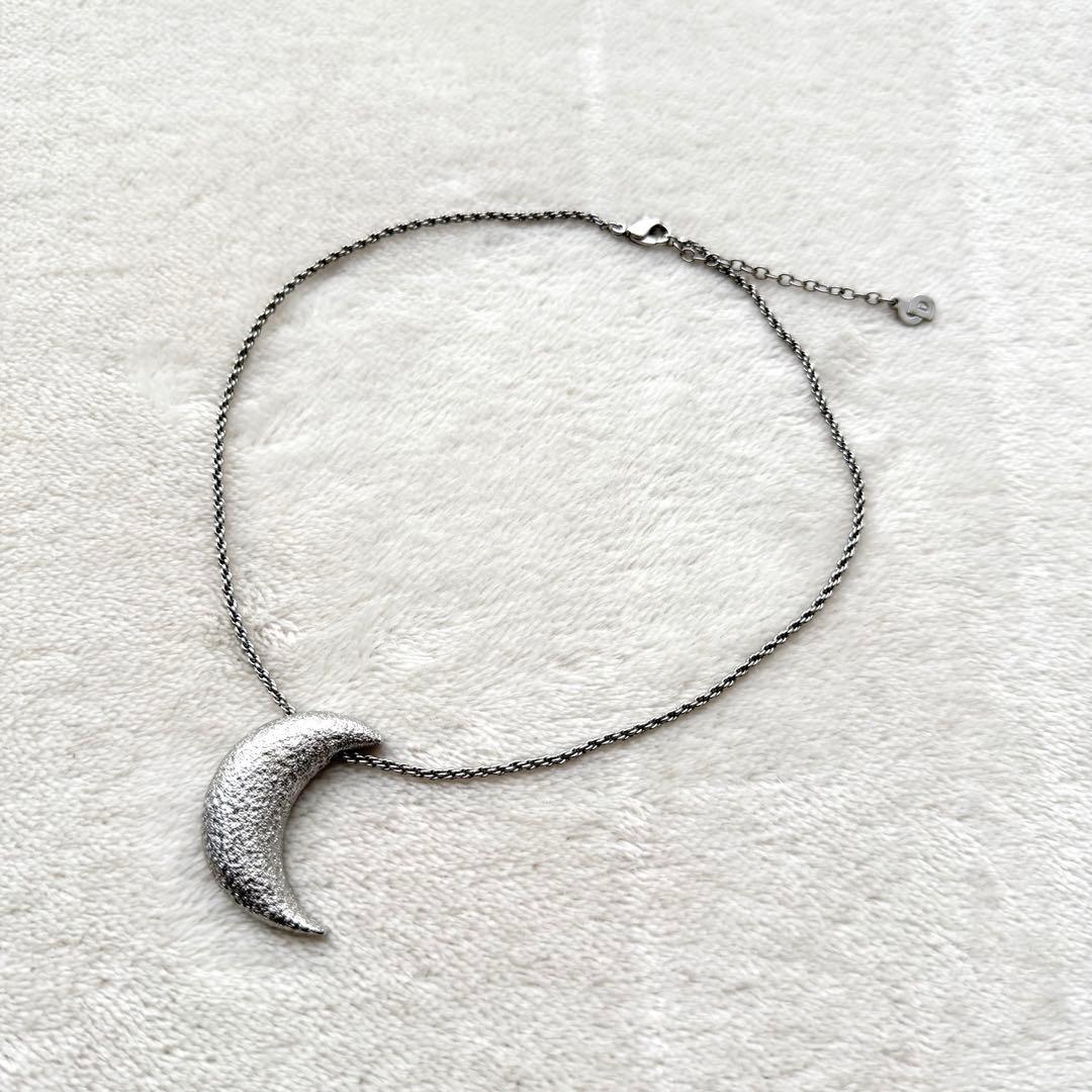 希少 クリスチャンディオール 月モチーフ ネックレス 大ぶり ヴィンテージ